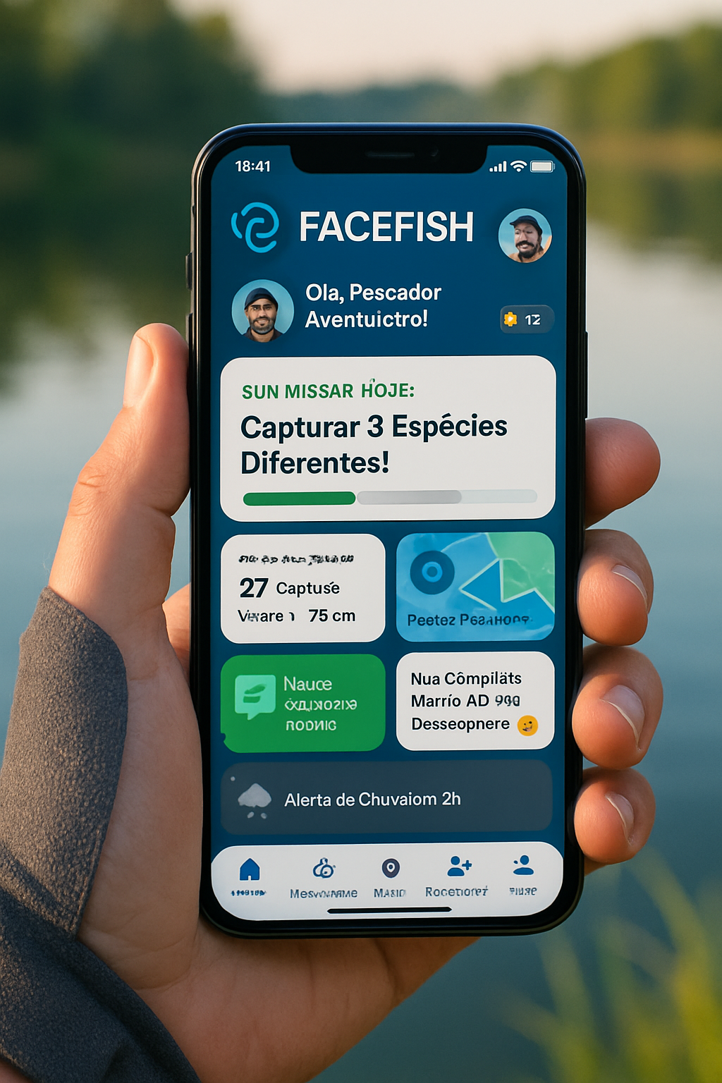 FACEFish App Mockup